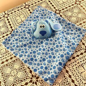 Blues Clues Dog Lovey Blue Security Blankie Baby Blanket Soft Soothing Toy